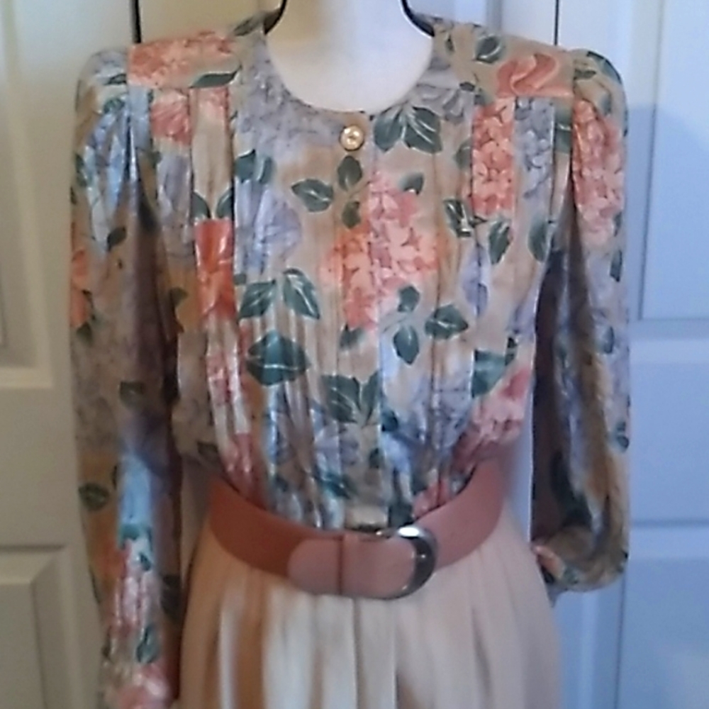 Vintage 80's Belted Dress